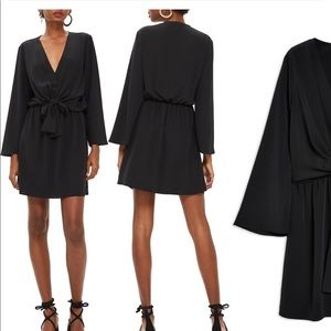 Top shop black mini dress US 2